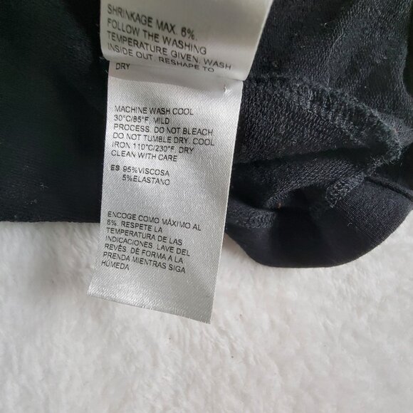 Marimekko Womens Black Long Sleeve Tunic Top With Pockets Size Small Stretch - Picture 5 of 8